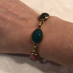 Vintage scarab bracelet